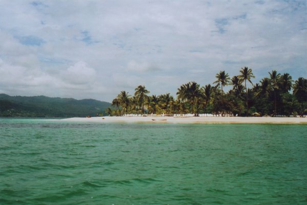 Blick auf Bacardi Island