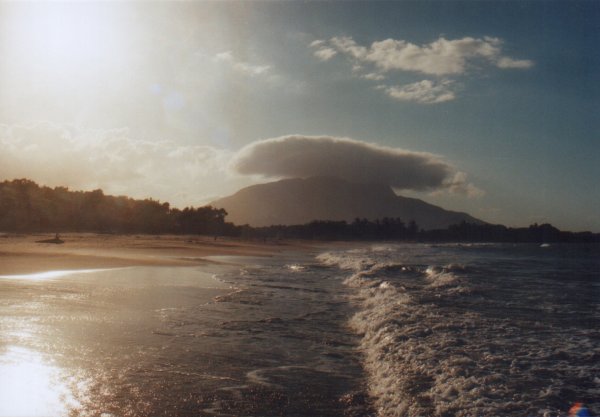 Blick auf die Bucht von Playa Dorada